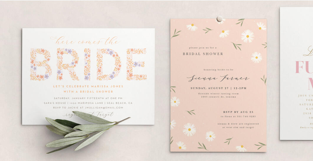 Bridal Shower Invitations & Wedding Shower Invitations | BasicInvite