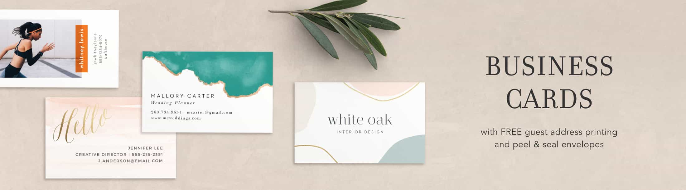 DIY BUSINESS CARD Print Yourself Glam Business Card Beauty 