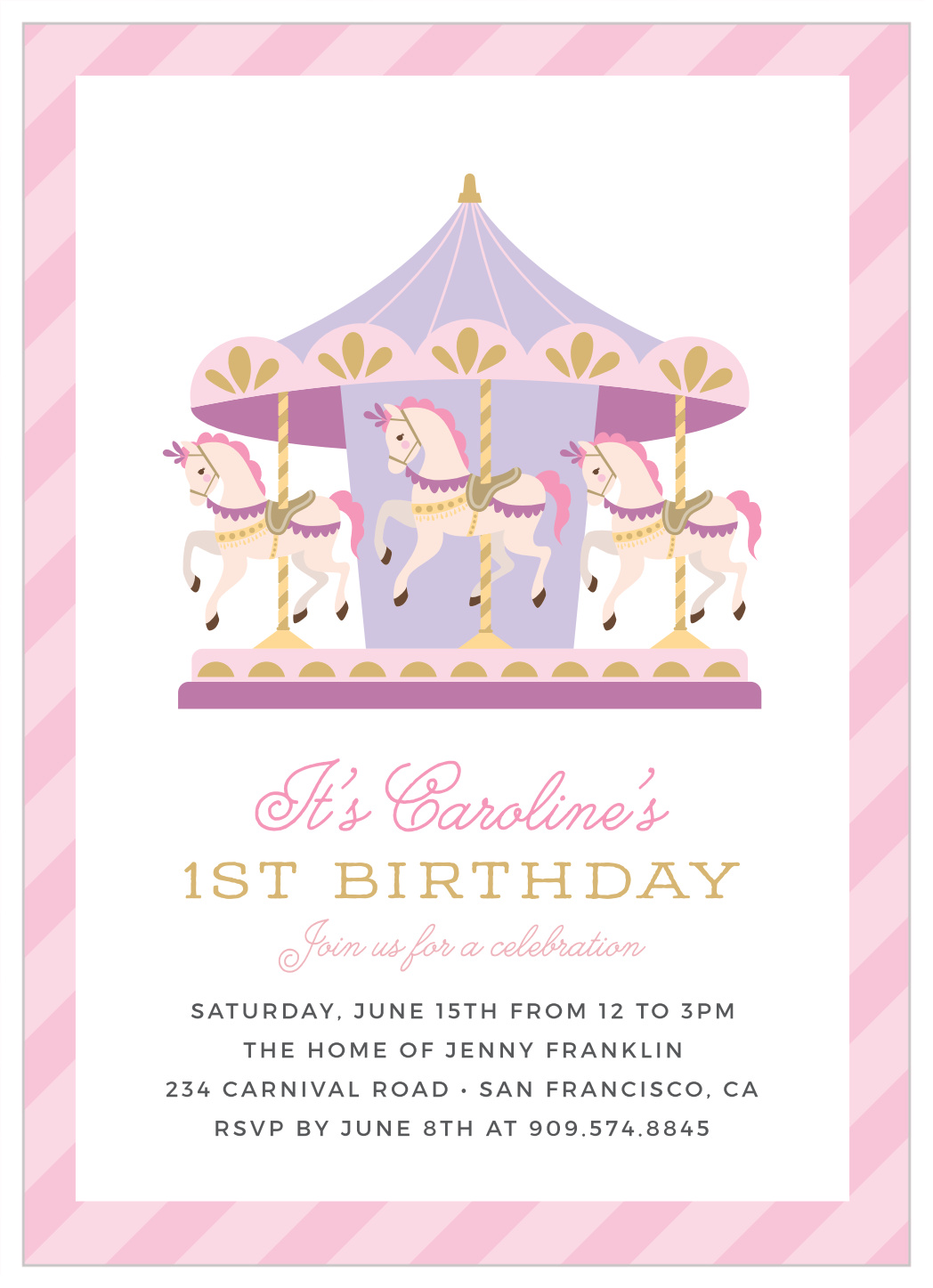 1st Birthday Invitation Templates (Free)