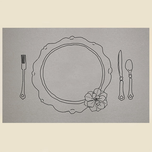 Rustic Placemat Printable by Basic Invite