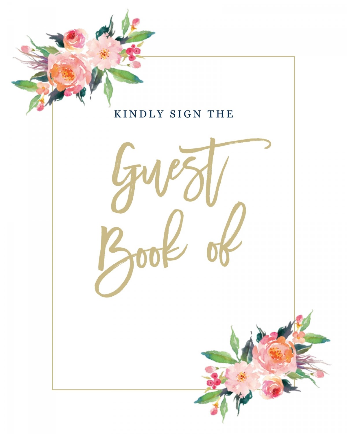 Standing Ovation Guest Book Sign Printables by Basic Invite