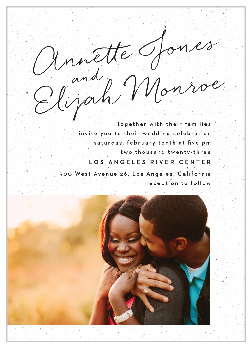 Wedding invitation photo hotsell