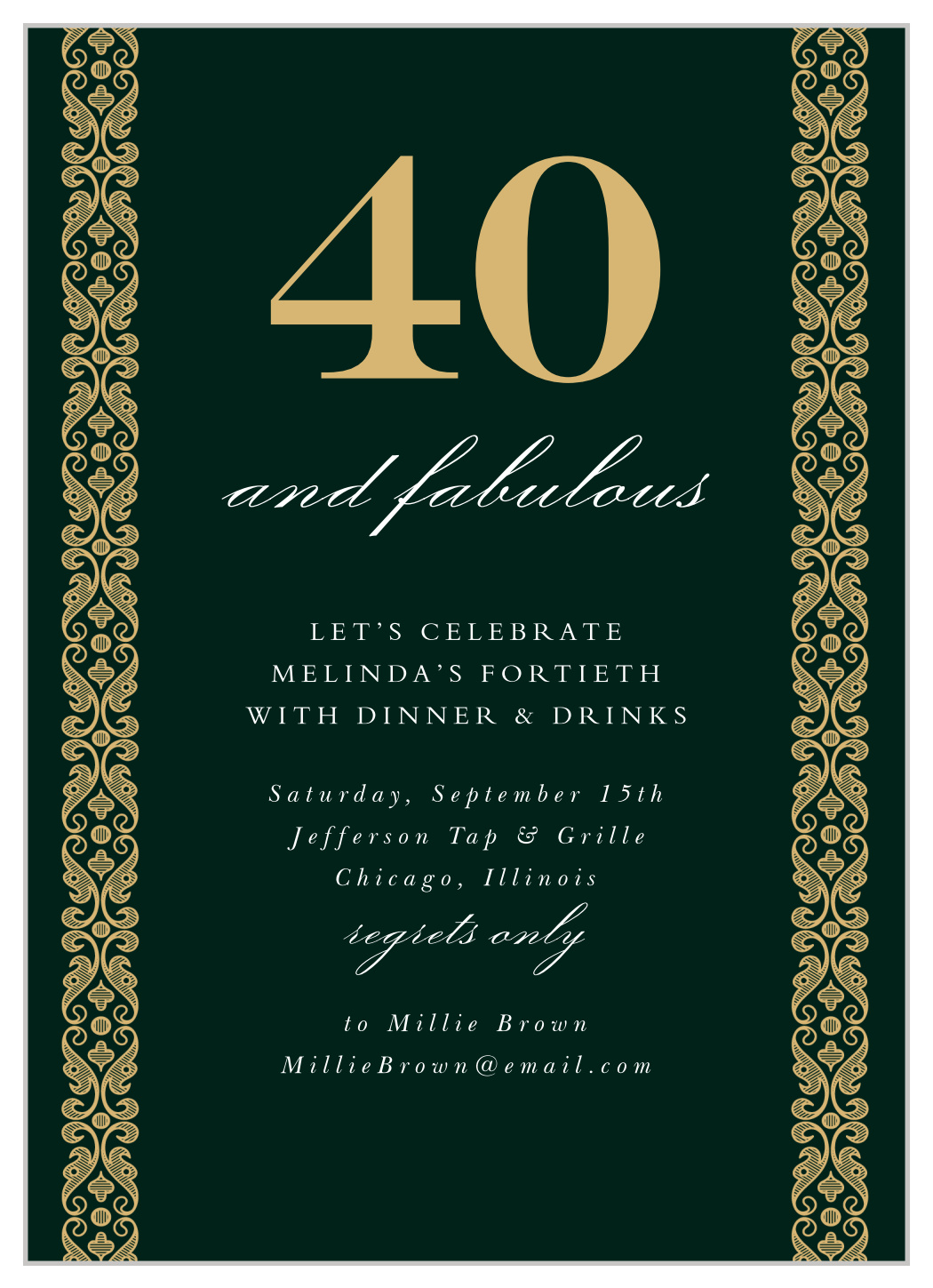 70 & FABULOUS BIRTHDAY PARTY IDEAS - Milestone Birthday Dinner