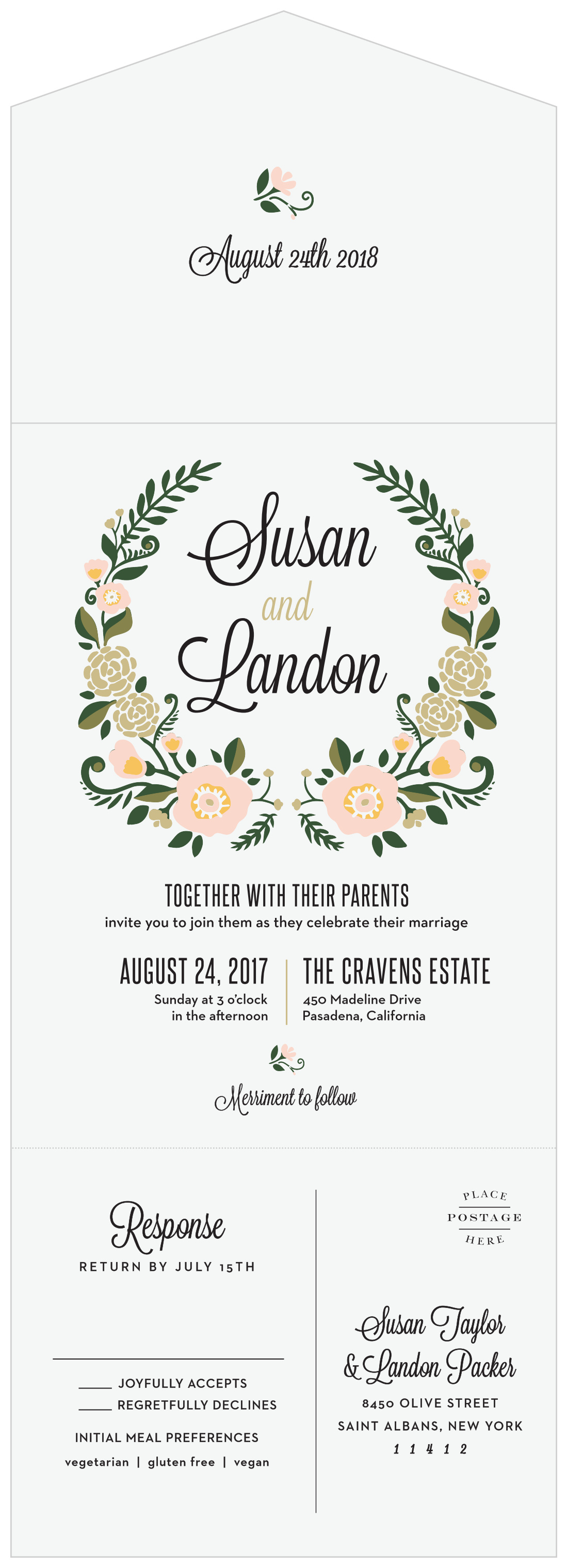 Laurel Wedding Invitations
