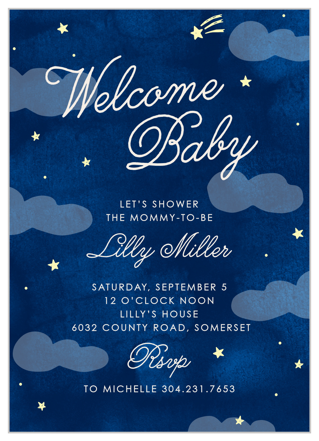 Welcome home best sale baby invitations