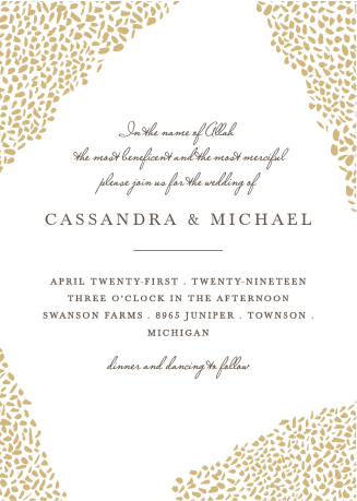 Basic Invite Wedding Invitations