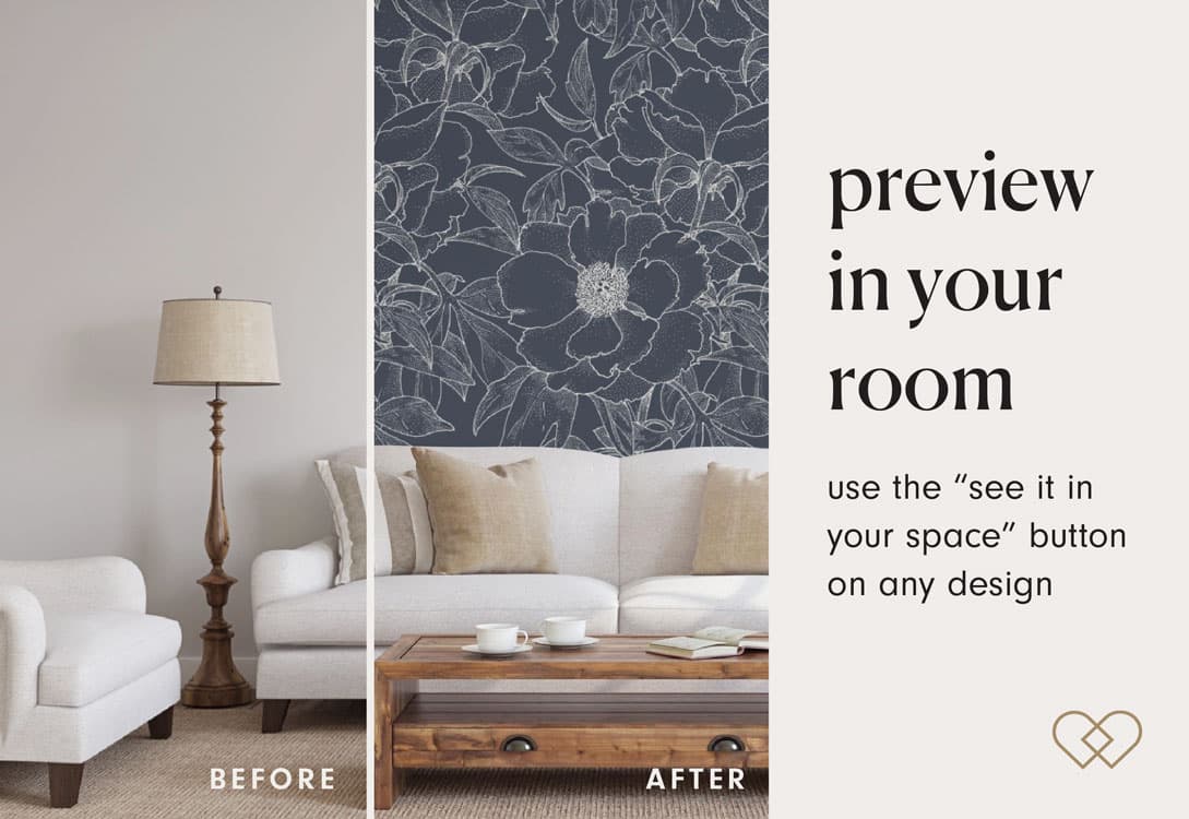 Peel and Stick Wallpaper  Removable & Easy To Install